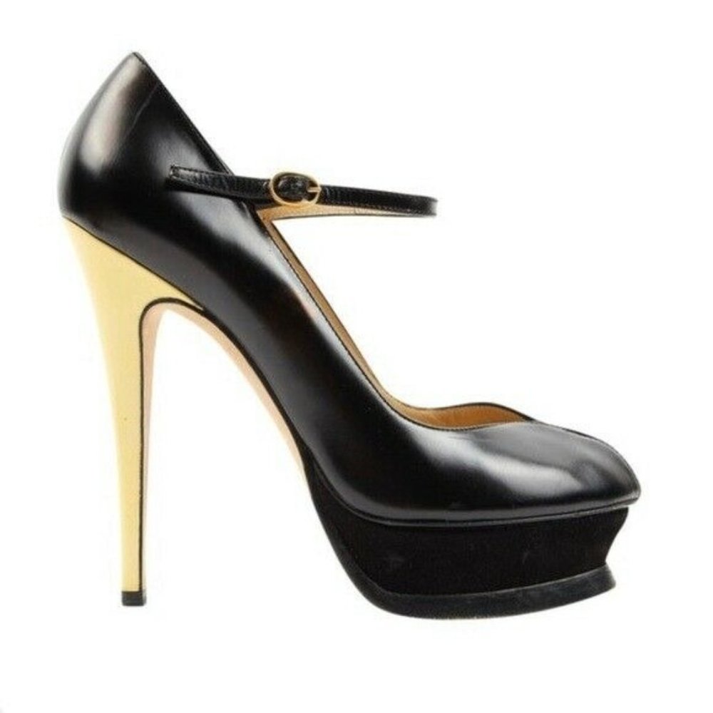 Rare Ysl Tribute Original Design Pair In Two-tone Design Women’s Size 10 - Picture 1 of 10
